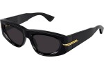 Okulary przeciwsłoneczne Bottega Veneta BV1144S 001 Owalne Czarne