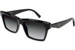 Zonnebril Saint Laurent SLM104 001 Vierkant Zwart