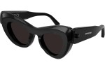 Okulary przeciwsłoneczne Balenciaga BB0204S 001 Kocie oczy Czarne