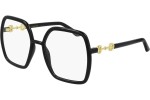 Okulary korekcyjne Gucci GG0890O 001 Oversize Czarne