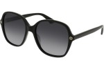 Okulary przeciwsłoneczne Gucci GG0092S 001 Oversize Czarne