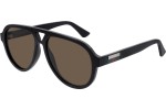 Okulary przeciwsłoneczne Gucci GG0767S 002 Pilotki (Aviator) Czarne