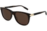 Okulary przeciwsłoneczne Mont Blanc MB0031S 003 Okrągłe Havana
