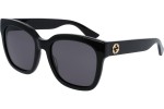 Okulary przeciwsłoneczne Gucci GG0034S 001 Kwadratowe Czarne