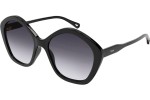 Okulary przeciwsłoneczne Chloe CH0082S 005 Nieregularny Czarne
