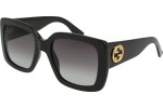 Okulary przeciwsłoneczne Gucci GG0141S 001 Oversize Czarne