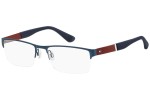 Brillen Tommy Hilfiger TH1524 PJP Rechthoekige Blauw