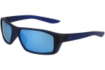 Okulary przeciwsłoneczne Nike Brazen Shadow M FJ1987 451 Prostokątne Czarne