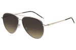 Okulary przeciwsłoneczne BOSS BOSS1461/S TNG/PR Pilotki (Aviator) Srebrne