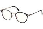 Okulary korekcyjne Tom Ford FT5528-B 002 Okrągłe Czarne