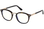Okulary korekcyjne Tom Ford FT5555-B 052 Okrągłe Havana
