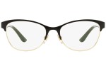 Okulary korekcyjne Versace VE1233Q 1366 Kocie oczy Czarne