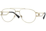 Okulary korekcyjne Versace VE1269 1002 Pilotki (Aviator) Złote