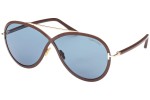 Okulary przeciwsłoneczne Tom Ford FT1007 48V Okrągłe Brązowe