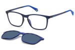 Okulary korekcyjne Polaroid PLD6139/CS PJP/C3 Polarized Prostokątne Niebieskie