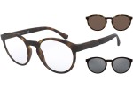 Okulary korekcyjne Emporio Armani EA4152 58021W Okrągłe Havana