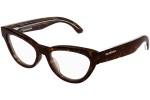Okulary korekcyjne Balenciaga BB0241O 002 Kocie oczy Havana