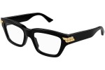 Okulary korekcyjne Bottega Veneta BV1190O 001 Kwadratowe Czarne