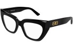 Briller Balenciaga BB0238O 001 Cat Eye Sort