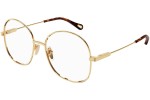 Okulary korekcyjne Chloe CH0138O 001 Oversize Złote