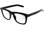 Okulary przeciwsłoneczne Mont Blanc MB0226S 005 blue-light [non-prescription] Kwadratowe Czarne