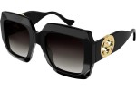 Sluneční brýle Gucci GG1022S 006 Squared Černé