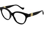 Okulary korekcyjne Gucci GG1024O 008 Kocie oczy Czarne