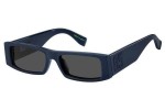 Okulary przeciwsłoneczne Tommy Jeans TJ0092/S PJP/IR Prostokątne Niebieskie