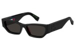 Okulary przeciwsłoneczne Tommy Jeans TJ0093/S 807/IR Kocie oczy Czarne