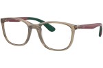 Okulary korekcyjne Ray-Ban Junior RY1620 3920 Kwadratowe Brązowe