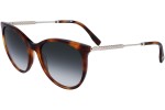 Okulary przeciwsłoneczne Lacoste L993S 214 Okrągłe Havana