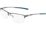 Okulary korekcyjne Nike 6064 074 Prostokątne Srebrne