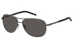 Okulary przeciwsłoneczne Tommy Hilfiger TH2023/S R80/M9 Polarized Pilotki (Aviator) Srebrne