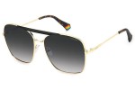 Okulary przeciwsłoneczne Polaroid PLD6201/S/X I46/WJ Polarized Kwadratowe Złote