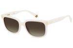 Okulary przeciwsłoneczne Polaroid PLD6191/S VK6/LA Polarized Kwadratowe Białe