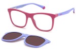 Okulary korekcyjne Polaroid Junior PLD8055/CS 665/KL Polarized Kwadratowe Różowe