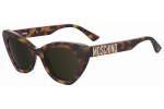 Okulary przeciwsłoneczne Moschino MOS147/S 05L/70 Kocie oczy Havana