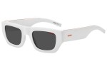 Okulary przeciwsłoneczne HUGO HG1252/S VK6/IR Prostokątne Białe