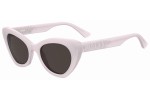 Okulary przeciwsłoneczne Moschino MOS147/S 35J/IR Kocie oczy Różowe