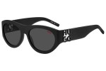 Okulary przeciwsłoneczne HUGO HG1254/S 807/IR Kwadratowe Czarne