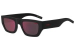 Okulary przeciwsłoneczne HUGO HG1252/S 807/AO Prostokątne Czarne