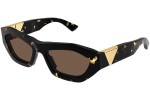 Okulary przeciwsłoneczne Bottega Veneta BV1221S 002 Nieregularny Havana