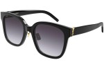 Okulary przeciwsłoneczne Saint Laurent SLM105/F 002 Okrągłe Czarne