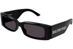 Okulary przeciwsłoneczne Balenciaga BB0260S 001 Prostokątne Czarne