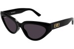 Okulary przeciwsłoneczne Balenciaga BB0270S 001 Kocie oczy Czarne