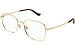Okulary korekcyjne Gucci GG1355OA 002 Prostokątne Złote