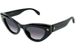 Okulary przeciwsłoneczne Alexander McQueen AM0407S 001 Kocie oczy Czarne