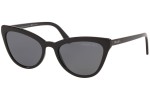 Okulary przeciwsłoneczne Prada PR01VS 1AB5Z1 Polarized Kocie oczy Czarne