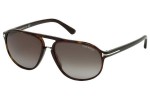 Zonnebril Tom Ford Jacob FT0447 52B Pilot Havana