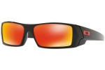 Okulary przeciwsłoneczne Oakley Gascan OO9014-44 PRIZM Prostokątne Czarne